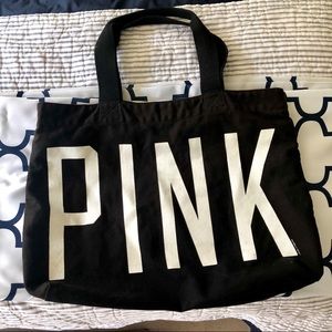 Victoria’s Secret PINK black tote bag